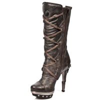 Сапоги ARCILLA CUERO PLAT COBRE PUNK PIRAMID T RECICLE New Rock M.PUNK001-C4 - маленькая картинка