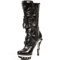Сапоги NOMADA NEGRO PLATAF ACERO PUNK PIRAMID T RECICL New Rock M.PUNK001-C5 - маленькая картинка