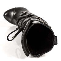 Сапоги NOMADA NEGRO PLAT ORO PUNK GARRAS TACON COBRA O New Rock M.PUNK001-C6 - маленькая картинка
