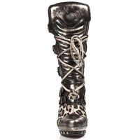 Сапоги BOX OROMANE LEOPARDO PELO MARRON PLATAF ORO PUN New Rock M.PUNK001-C7 - маленькая картинка