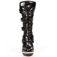 Сапоги NOMADA NEGRO FIRENZE NEGRO CHAROL PL ACERO PUN New Rock M.PUNK001-C8 - маленькая картинка