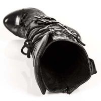Сапоги NOMADA NEGRO FIRENZE NEGRO CHAROL PL ACERO PUN New Rock M.PUNK001-C8 - маленькая картинка
