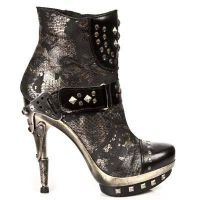  NOMADA NEGRO ANTE NEGRO TEJUS ORO PLATAF ORO PU New Rock M.PUNK003-C2 -  