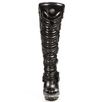 Сапоги NOMADA NEGRO PLAT ORO PUNK PIRAMID TACON RECICL New Rock M.PUNK005-C3 - маленькая картинка