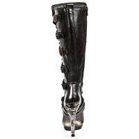Сапоги NOMADA NEGRO PLAT ORO PUNK PIRAMID TACON RECICL New Rock M.PUNK005-C3 - маленькая картинка