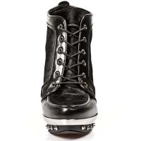 Ботильоны NOMADA NEGRO POTRO PELO NEGRO PL ACERO PUNK GAR New Rock M.PUNK006-C5 - маленькая картинка