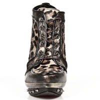  BOX OROMANE LEOPARDO PELO MARRON PL ORO PUNK GA New Rock PUNK006-C6 -  