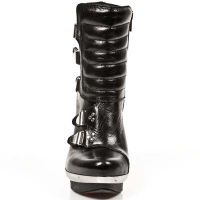 Ботильоны NOMADA NEGRO PLAT ACERO PUNK SIN TACON CLASSIC New Rock M.PUNK007-C1 - маленькая картинка