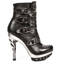 Ботильоны BUFALO NEGRO BOX PLAMANE PL ACERO PUNK GARRAS New Rock M.PUNK007-C3 - маленькая картинка