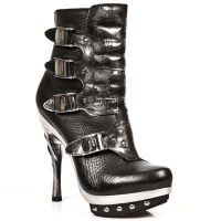 Ботильоны BUFALO NEGRO BOX PLAMANE PL ACERO PUNK GARRAS New Rock M.PUNK007-C3 - маленькая картинка