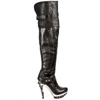 Сапоги BUFALO NEGRO NAPA ELASTICA NEGRA PL ACERO PUNK New Rock M.PUNK009-C2 - маленькая картинка