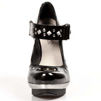 Туфли CHAROL STUCO NEGRO PLAT ACERO PUNK LISO T RECIC New Rock M.PUNK010-C1 - маленькая картинка