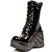 Сапоги CHAROL NEGRO LISO, CUNA SPORT NEGRO New Rock M.9841-C1 - маленькая картинка
