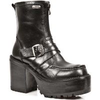 Ботинки NOMADA NEGRO, PLATAFORMA EIGHTIES BLACK New Rock M.9950-S1 - маленькая картинка