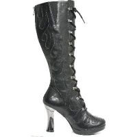  BOX NEGRO, PLATAFORMA TACON GOTH ACERO - 
