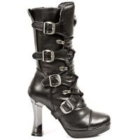  BOX NEGRO, PLATAFORMA TACON GOTH ACERO - 