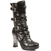 Сапоги BOX NEGRO, PLATAFORMA TACON GOTH ACERO New Rock M.5815-S1 - маленькая картинка