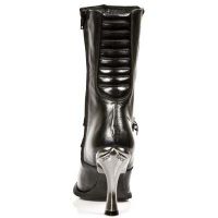 Сапоги NOMADA NEGRO, MALICIA 2 GOMA NEGRA TACON CARIBE ACERO New Rock M.9037-S1 - маленькая картинка