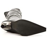 Сапоги ITALI NEGRO Y ELASTICO NEGRO, HOJA TACON SALSA ACERO New Rock M.9051-S2 - маленькая картинка