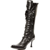 Сапоги ITALI Y ROCK NEGRO, MALICIA TACON CARIBE ACERO New Rock M.9674-S1 - маленькая картинка