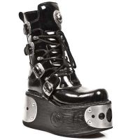 Сапоги CHAROL ARRUGADO NEGRO PLATAFORMA SPACE New Rock M.1473-C1 - маленькая картинка