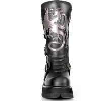 Сапоги ITALI NEGRO Y ANTIC LILA, PLANING NEGRO M8 ACERO New Rock M.362-S1 - маленькая картинка