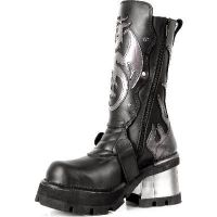 Сапоги ITALI NEGRO Y ANTIC LILA, PLANING NEGRO M8 ACERO New Rock M.362-S1 - маленькая картинка