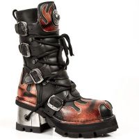 Ботинки ITALI NEGRO Y PULIK FUEGO, PLANING NEGRO M8 ACERO O Y CA New Rock M.543-S1 - маленькая картинка