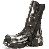 Сапоги ITALI NEGRO Y ANTIC ACERO, REACTOR NEGRO TOBERAS New Rock M.600-S1 - маленькая картинка