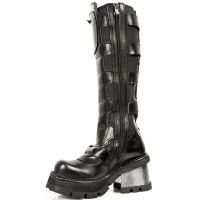 Сапоги PULIK NEGRO Y LYCRA NEGRA, PLANING NEGRO M8 ACERO New Rock M.771-S1 - маленькая картинка