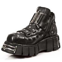 Ботинки PULIK E ITALI NEGRO, TOWER NEGRO ACERO New Rock M.798-S1 - маленькая картинка