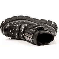Ботинки PULIK E ITALI NEGRO, TOWER NEGRO ACERO New Rock M.798-S1 - маленькая картинка