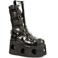 Сапоги ITALI NEGRO, CHAROL NEGRO LISO, NEPTUNO (NOTAS 20 PRS. New Rock M.309-S1 - маленькая картинка