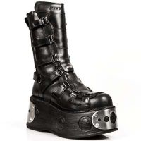 Сапоги ITALI NEGRO, NOMADA NEGRO, SPACE ACERO (GALAXIA) New Rock M.309-R2 - маленькая картинка