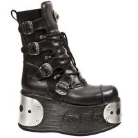 Сапоги ITALI NEGRO, NOMADA NEGRO, SPACE NEGRO ACERO (GALAX New Rock M.313-S4 - маленькая картинка