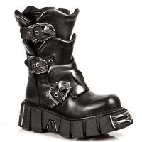 Ботинки ITALI NEGRO, PULIK ACERO, TOWER NEGRO ACERO New Rock M.740-R1 - маленькая картинка