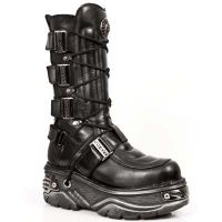 Сапоги ITALI NEGRO, NOMADA NEGRO, TURBO NEGRO TOBERAS ORIF New Rock M.749-S1 - маленькая картинка