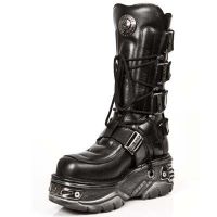 Сапоги ITALI NEGRO, NOMADA NEGRO, TURBO NEGRO TOBERAS ORIF New Rock M.749-S1 - маленькая картинка