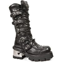 Сапоги ITALI NEGRO, PLANING NEGRO M8 ACERO ORIF Y CANAL New Rock M.991-S1 - маленькая картинка
