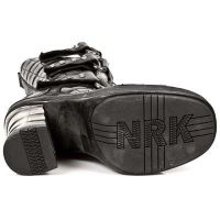 Сапоги ITALI NEGRO, CHAROL NEGRO ARRUG. PLATAF.NRK BANDAS New Rock M.8344-R1 - маленькая картинка