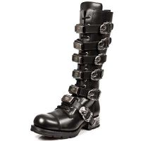 Сапоги TIMBER NEGRO, MOTOROCK NEGRO TACON ACERO New Rock M.MR009-S1 - маленькая картинка