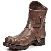 Сапоги GALIA CUERO ALASKA CUERO MOTOROCK CAMEL T COBRE New Rock M.MR010-C2 - маленькая картинка