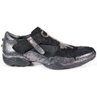 Туфли REVES NEGRO, CHAROL ARRUGADO NEGRO, BOX PLANE, ABS New Rock M.8137-R1 - маленькая картинка