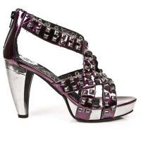 Туфли METALLIC LILA, PLATAFORMA TACON ROCK ACERO New Rock M.5002-S2 - маленькая картинка