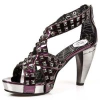 Туфли METALLIC LILA, PLATAFORMA TACON ROCK ACERO New Rock M.5002-S2 - маленькая картинка
