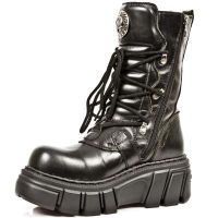Сапоги NOMADA NEGRO, TERMINATOR NEGRO ACERO New Rock M.ME373-S1 - маленькая картинка