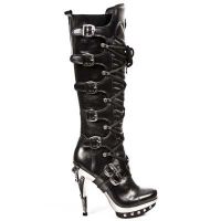  NOMADA NEGRO PLAT ACERO PUNK PIRAMID TACON RECI - 