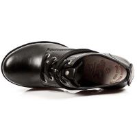 Ботильоны NOMADA NEGRO, TRAIL NEGRO TACON ACERO3 New Rock M.TR011-S1 - маленькая картинка