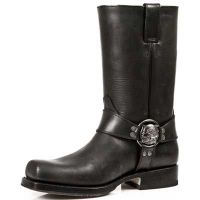  ITALI NEGRO, SUELA SPAY MIEL (A8516) New Rock M.7627-S1 -  