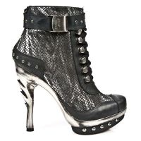 Ботильоны ITALI NEGRO PITON PLISADO NEG ACERO PL PUNK COB New Rock M.PUNK028-C5 - маленькая картинка